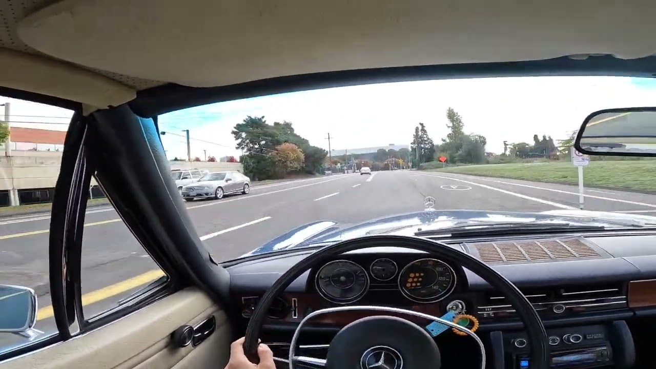 1972 Mercedes 250C POV Test Drive