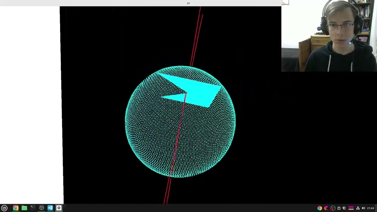 Точки и трикутники на OpenGL