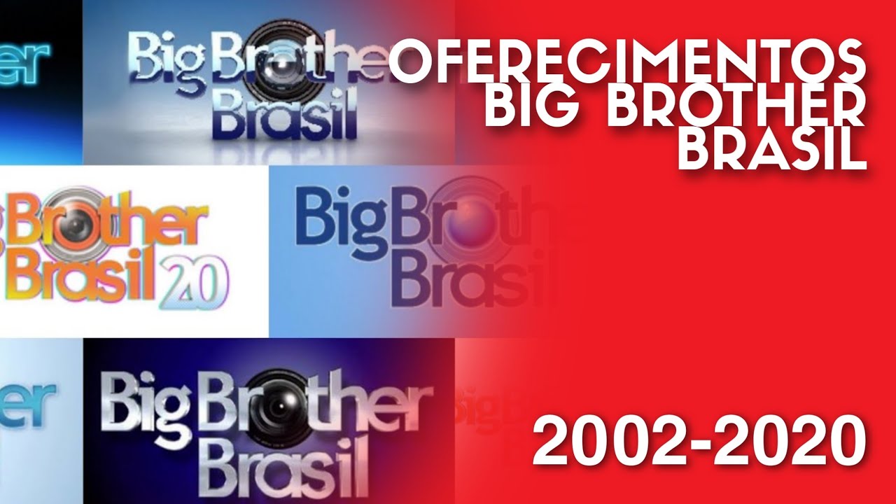 OS OFERECIMENTOS DO BIG BROTHER BRASIL (2002-2020)