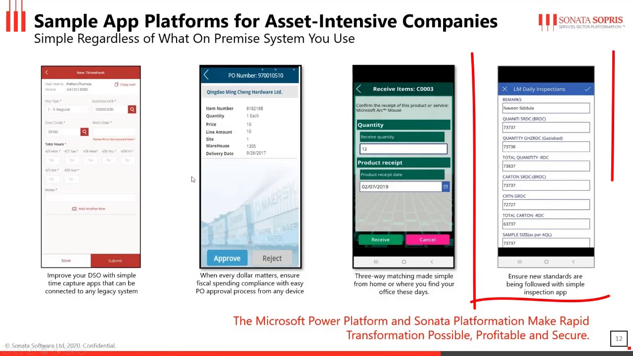 PP4AIC: Power Platform Examples at Asset-Intensive Companies