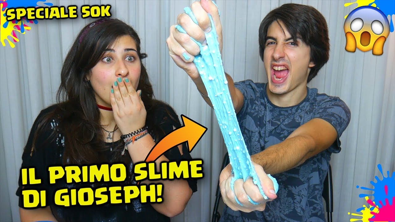 IL MIO RAGAZZO CREA UNO SLIME! NON CI CREDO! SPECIALE 50k ISCRITTI w/GiosephTheGamer By FrancyDreams
