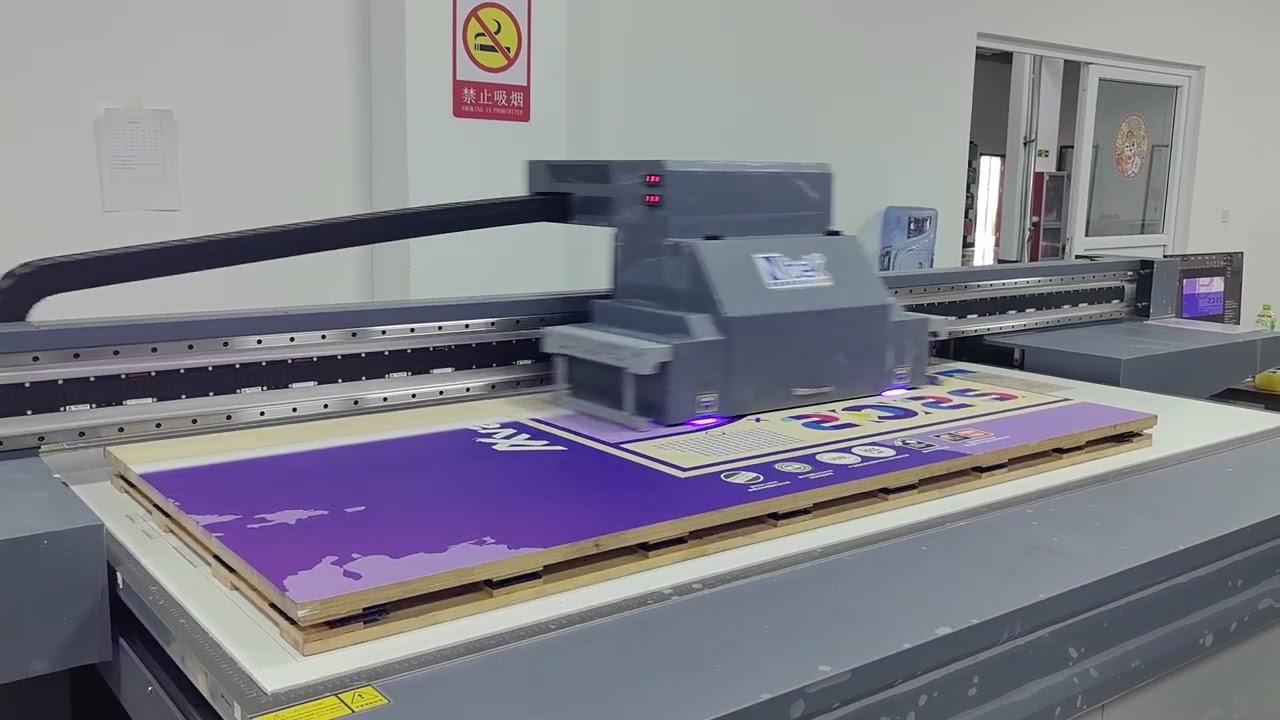 UV flatbed printer for wood printing