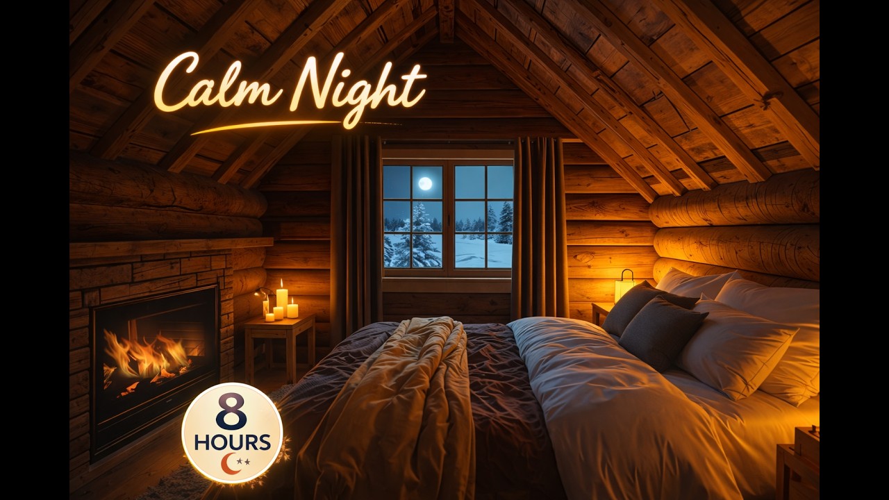 Deep Sleep Music | Calm Night Meditation (8 Hours).