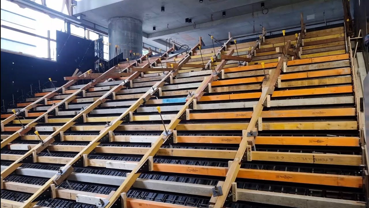 Ascending Stairs at 205 North Quay,Building start to the Finish