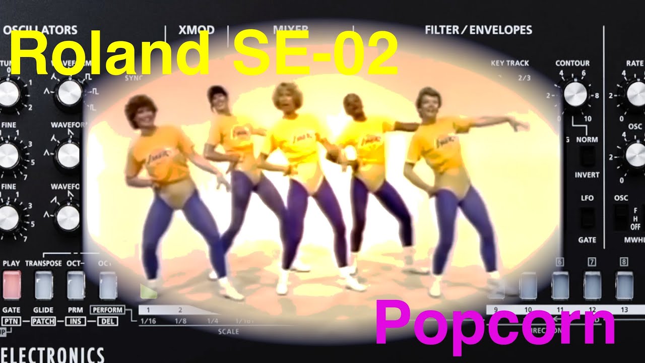 Roland SE-02: Popcorn (1969) 🍿Synthwave Mix
