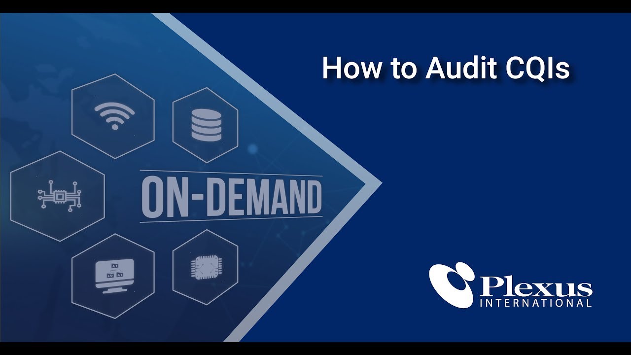 How to Audit CQIs