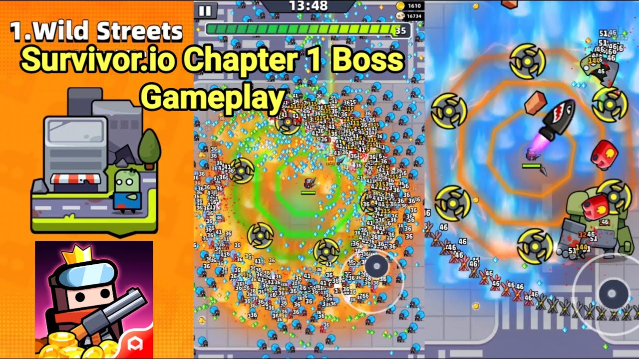 Survivor.io Chapter 1 Boss Gameplay | Best Build