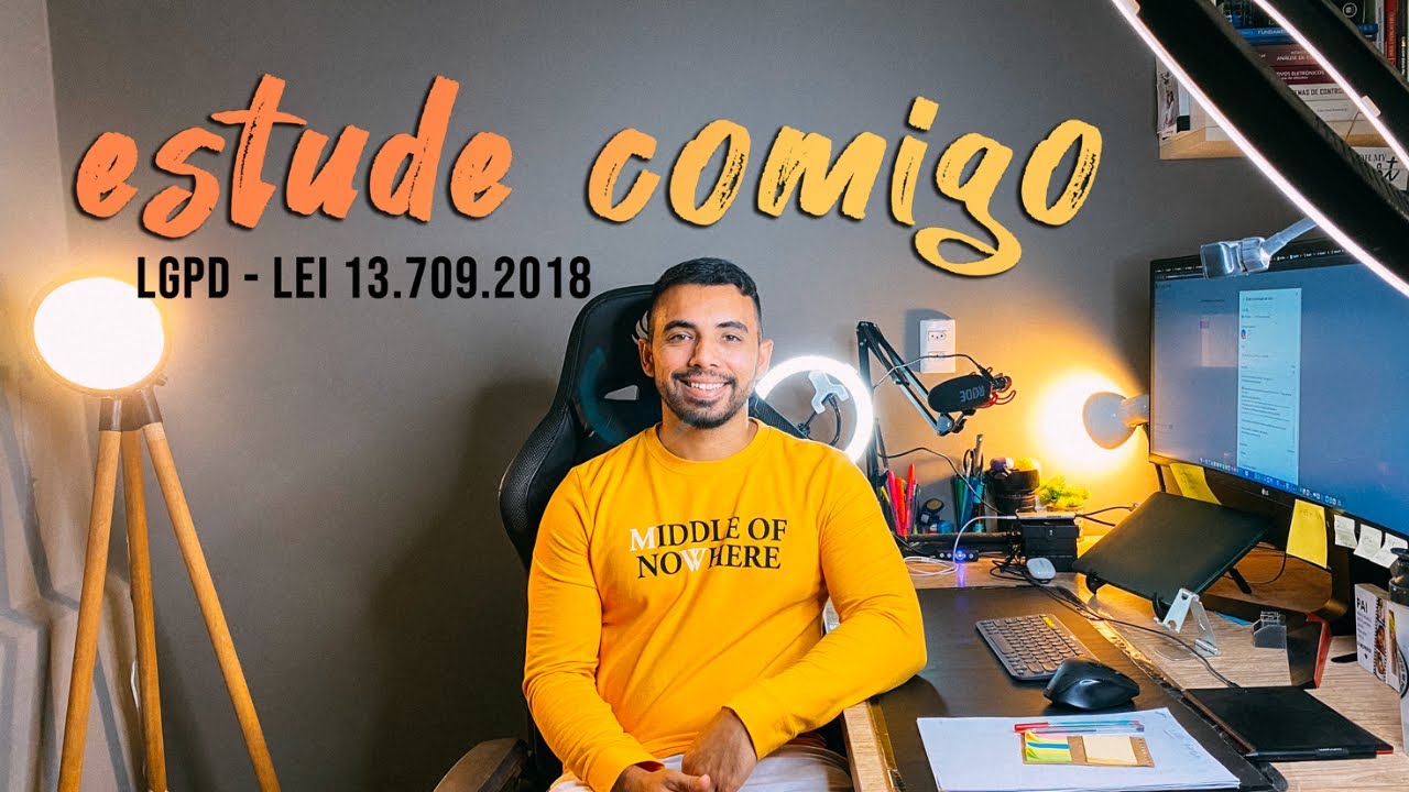 🔴  Estude comigo - LGPD (Lei 13.709/2018) - parte 1
