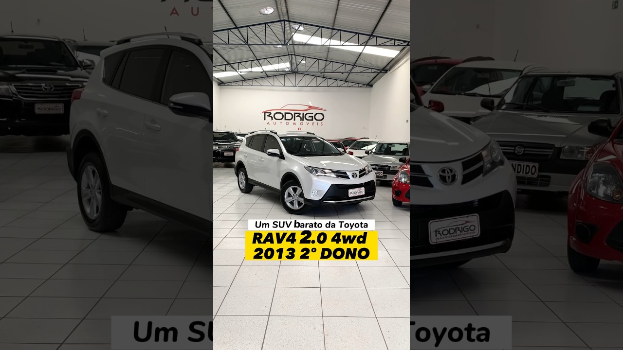 UM SUV BARATO DA TOYOTA MAIS COMPLETO QUE O COROLLA! Toyota RAV4 4X4 2013 #rav4 #rav44x4 #toyotarav4