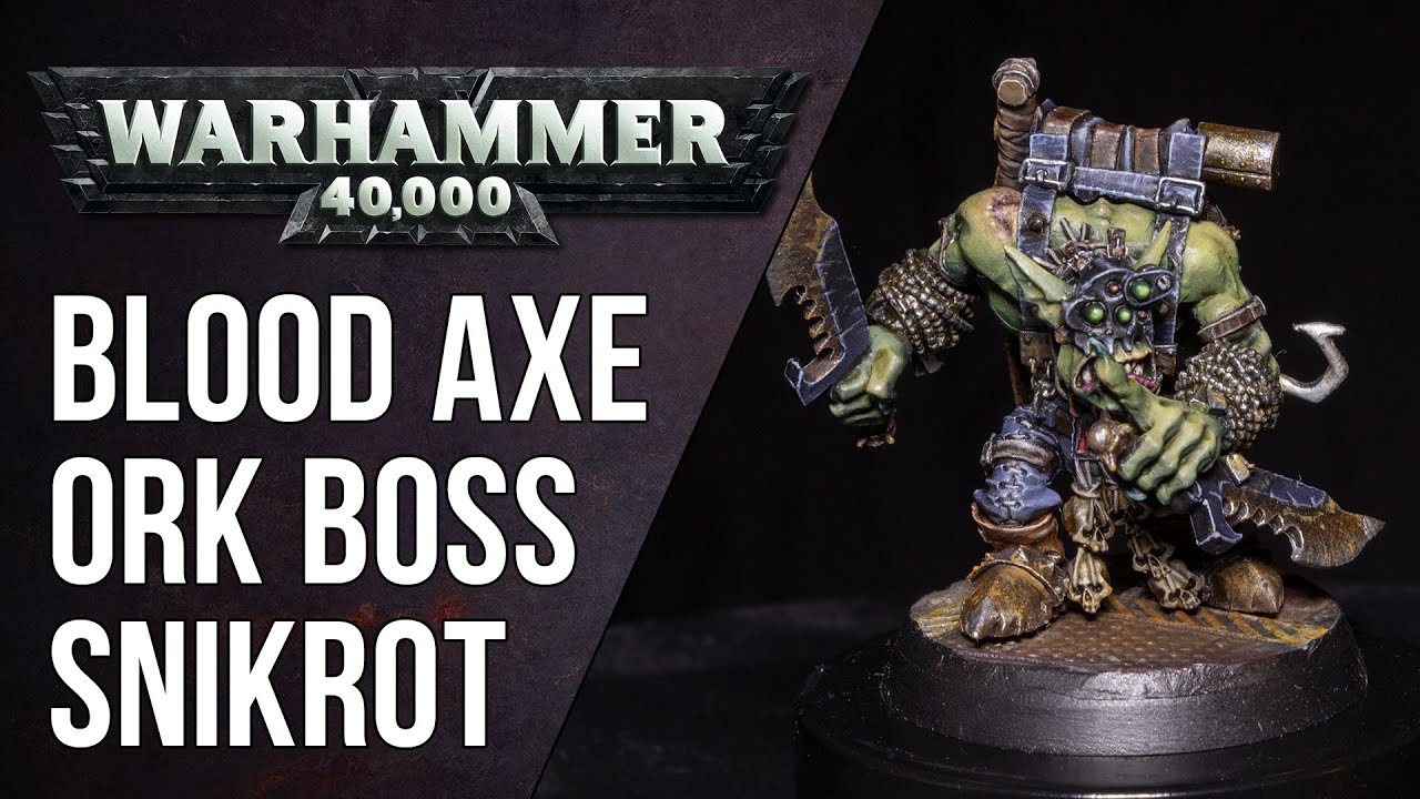 How To Paint Ork Boss Snikrot - Warhammer 40k