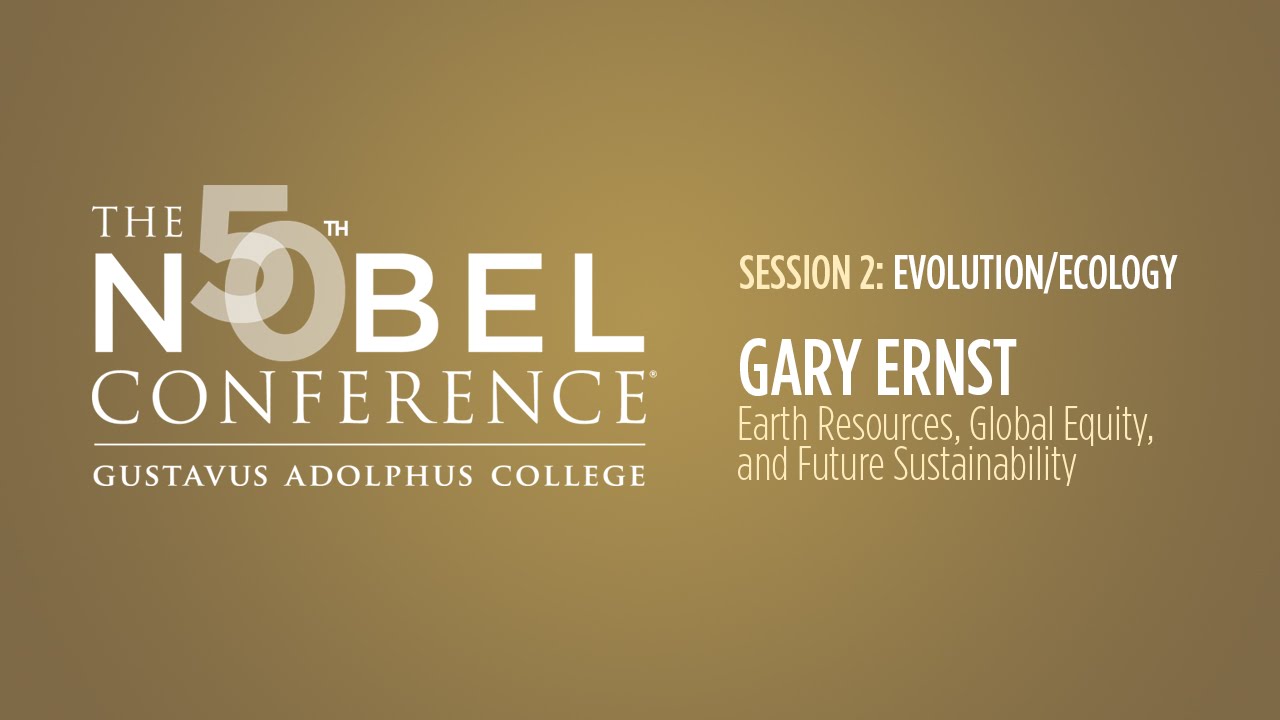 Gary Ernst at Nobel Conference 50