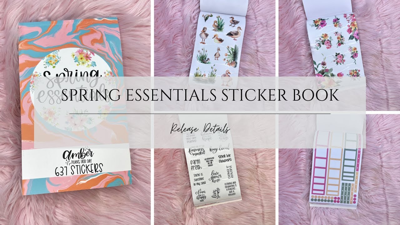 NEW Spring Essentials Sticker Book Flip Through | Release Details
