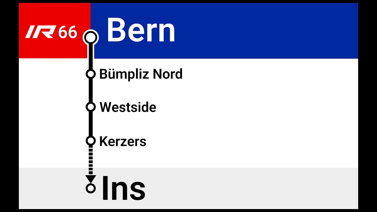 BLS Ansagen » IR66 Bern — Ins | Bauarbeiten | SLBahnen
