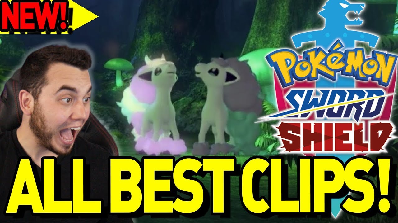 NEW GALAR PONYTA REACTION and REVEAL! Best Highlights from Glimwood Tangle Pokemon Sword and Shield!