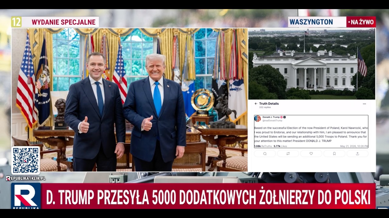 TRUMP WYŚMIAŁ TUSKA?! Wojska USA w Polsce to zasługa Nawrockiego! | Wydanie Specjalne