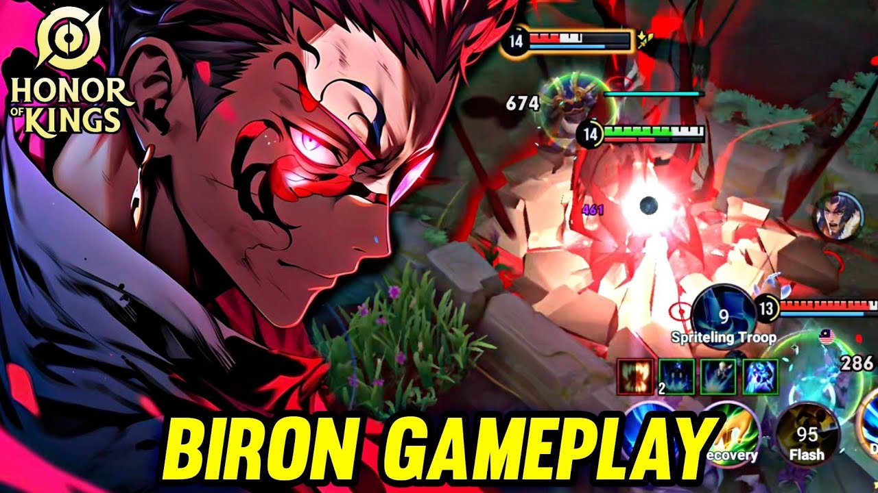 HOK : BIRON/ITADORI GAMEPLAY | IN CLASH LANE - HONOR OF KINGS