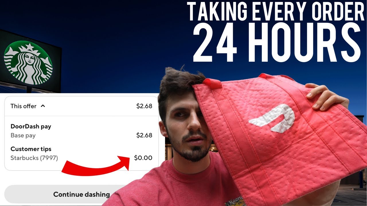 Принимаем все заказы DoorDash Earn By Time в течение 24 часов подряд…