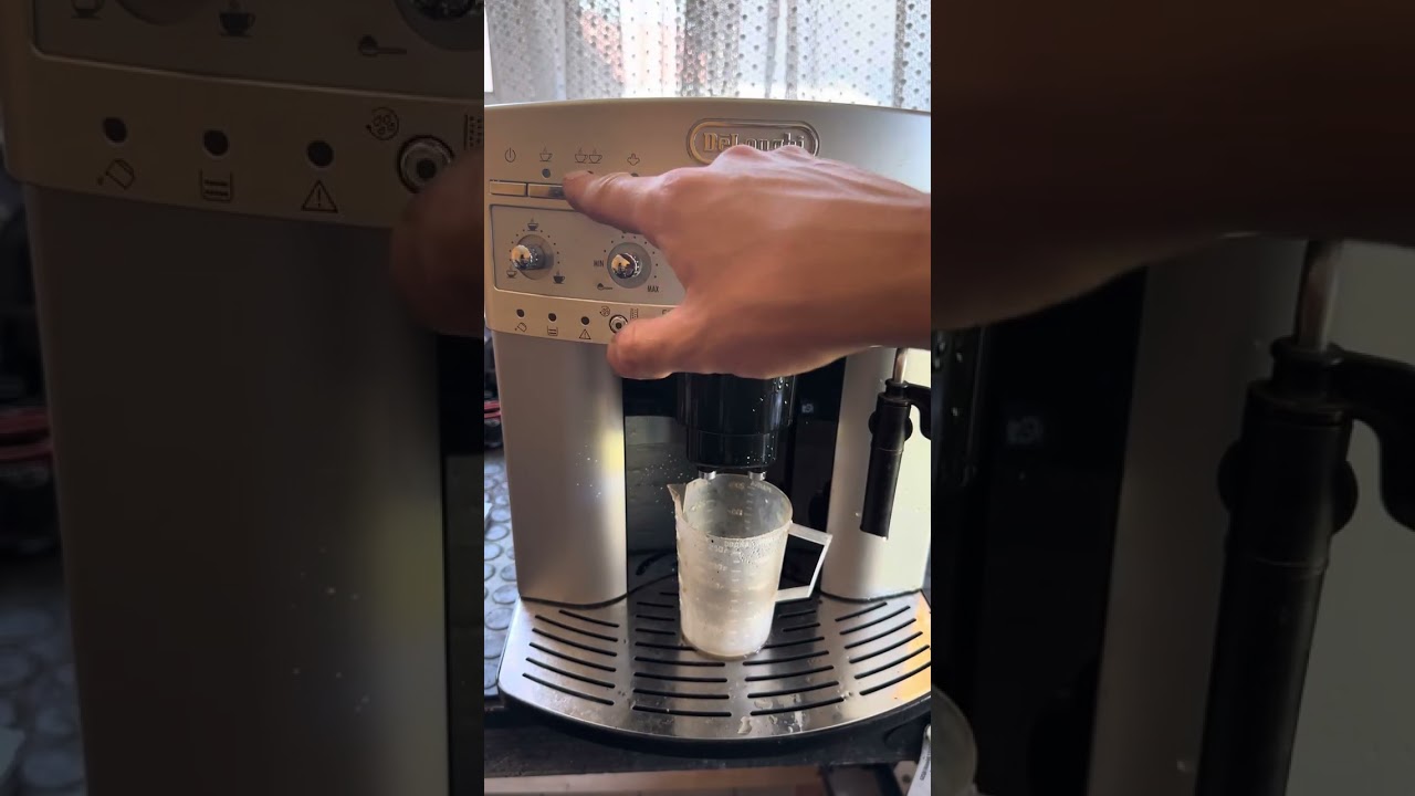 Тестовый режим кофемашины Delonghi Magnifica