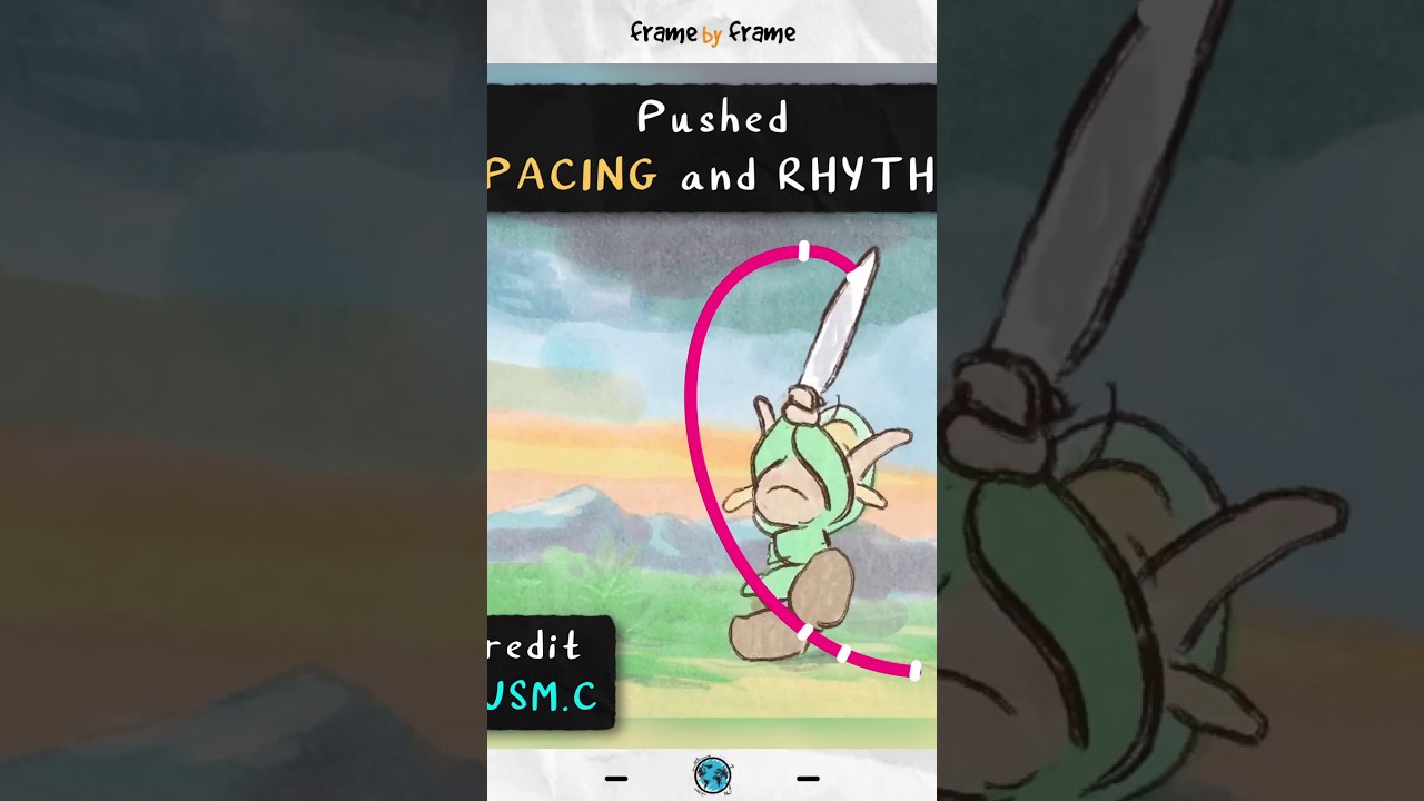 Pushing the Contrast in your Spacing | Animation Analysis #agorastudio #framebyframe #zelda