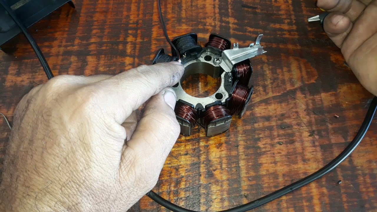 Como reparar chicote eletrico do estator da XR 200R