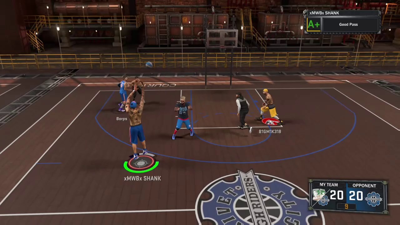 NBA 2K17 MyPARK Gameplay - Stretch Big Montage