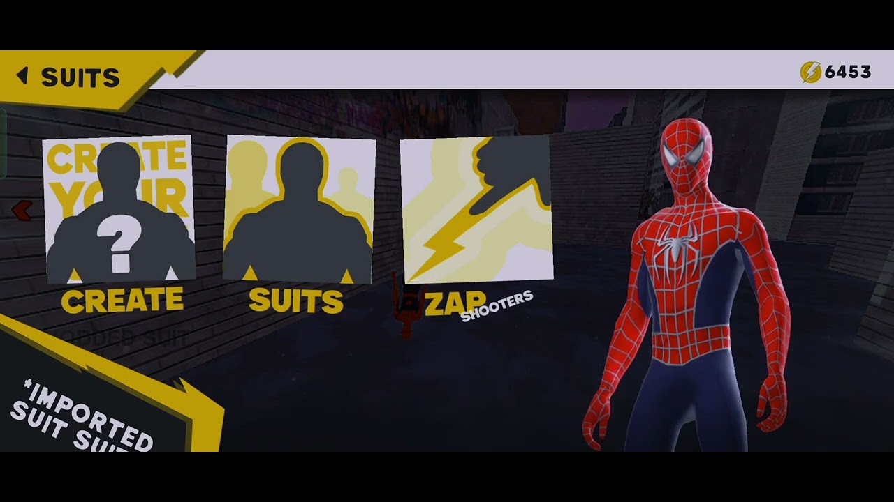 Show new custom suit collection in spider fuser