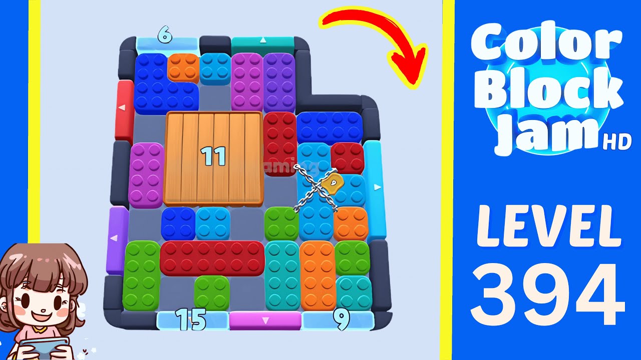 Color Block Jam Level 394 Solution Walkthrough