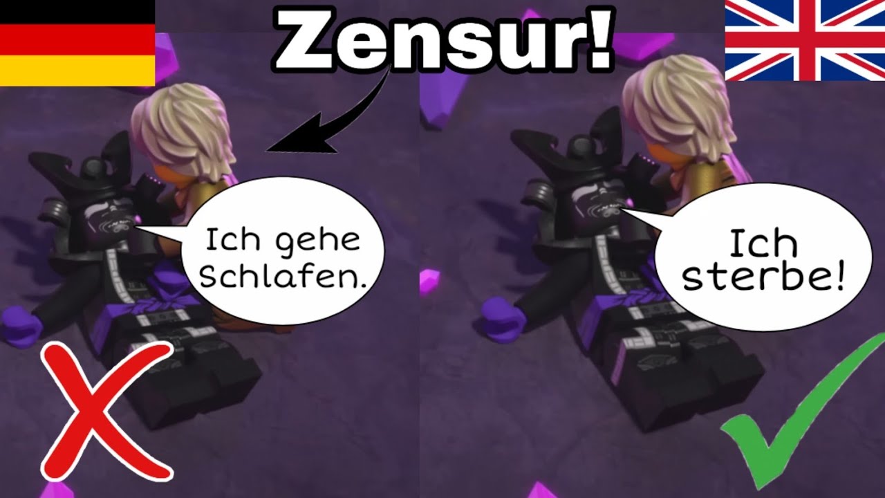 Das Problem mit dem deutschen LEGO Ninjago! Die Zensur in LEGO Ninjago! LEGO Ninjago Deutsch