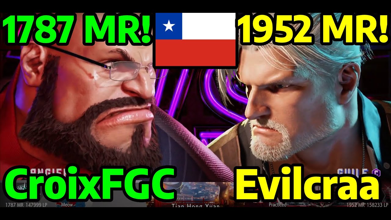 💯STREET FIGHTER 6 ➥ CroixFGC (ZANGIEF ザンギエフ) VS Evilcraa (GUILE ガイル) MASTER RANKS💯
