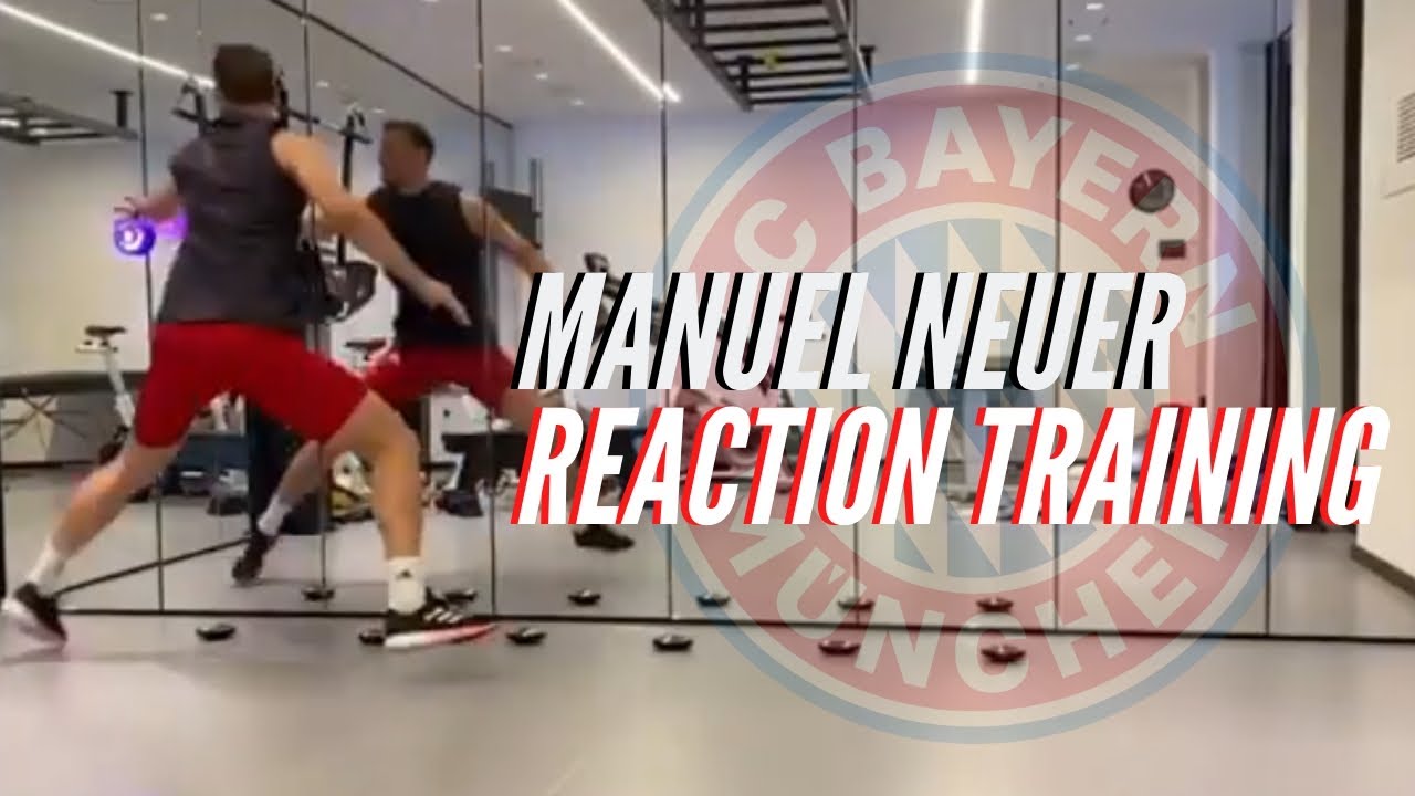 Manuel Neuer Reaction Training from Home - Goalkeeper Reaction Drills