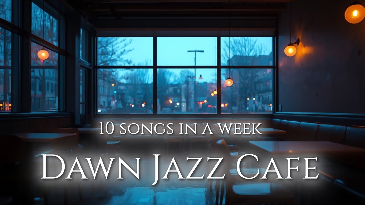 Dawn Jazz Cafe ☕ Before Sunrise Ambient Jazz | 해 뜨기 전, 조용한 재즈 카페 브금 | Café Resonance #05