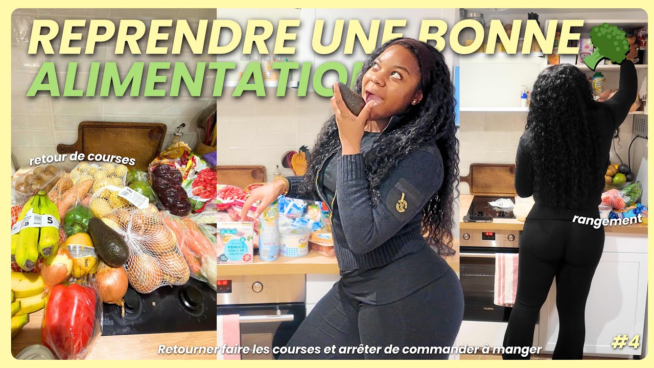 JE REPRENDS UNE BONNE ALIMENTATION 🥦🥗 Retour de courses à petit prix 💸