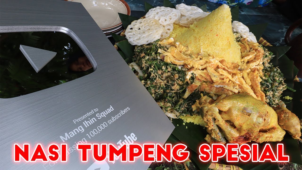 NASI TUMPENG SPESIAL SILVER PLAY BUTTON!!