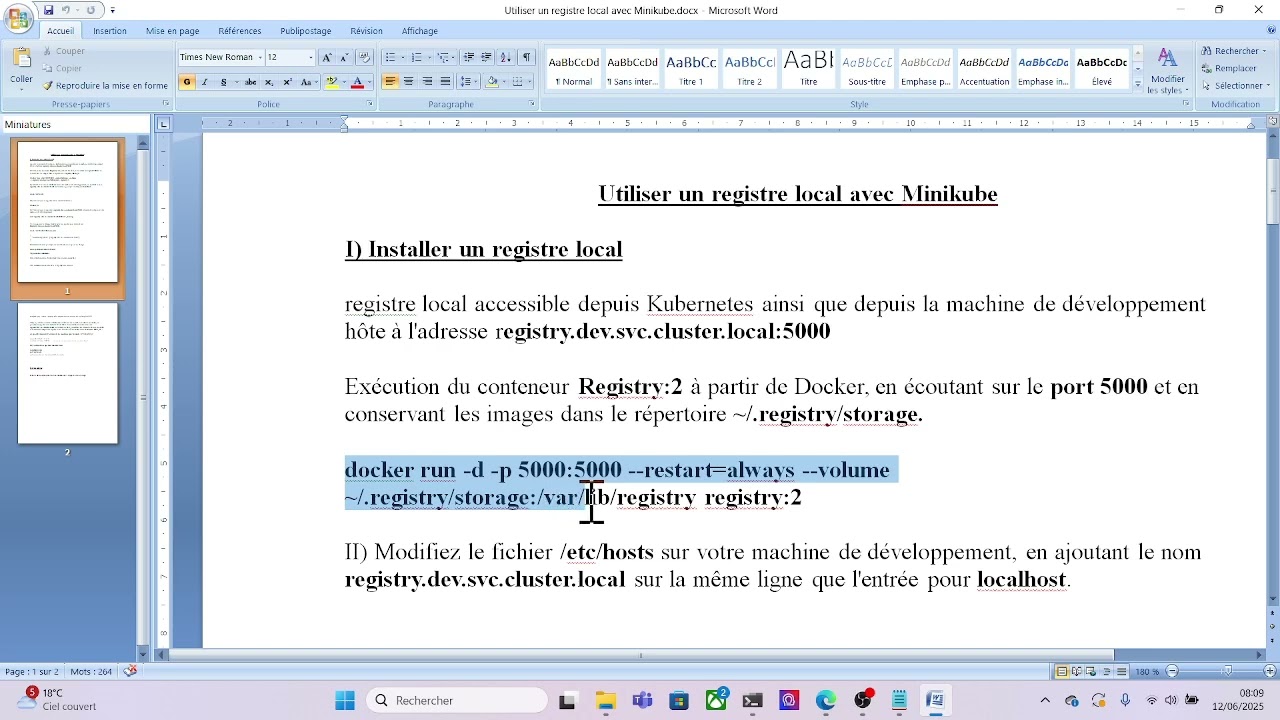 installerunregistrynonsecuriseetminikube