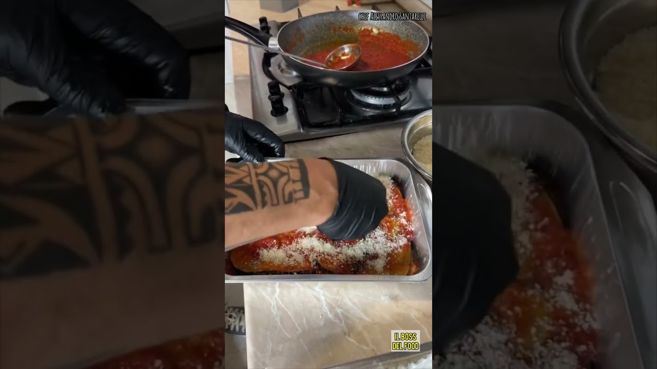 LA PARMIGIANA DI MELANZANE 🍆 | Ricetta facile facile by chef Alessandro Santarelli