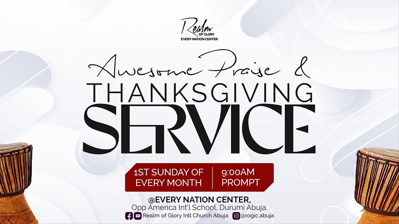 01-03-2026 | SUN | Awesome Praise And Thanksgiving Service