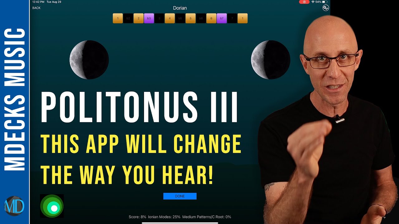 Exploring Politonus III: Your Ultimate Ear Training App for Scales & Modes by mDecks Music
