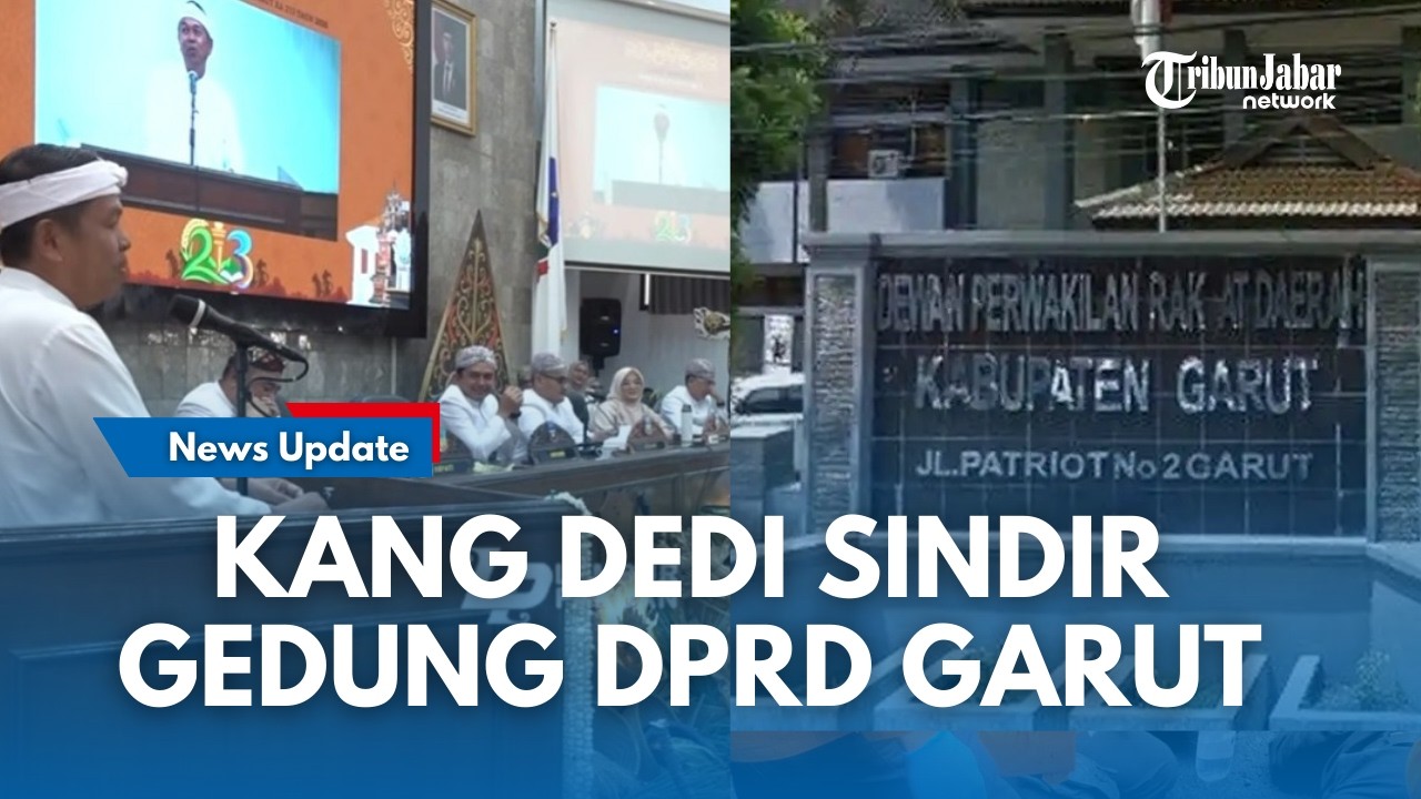 FAKTA DIBALIK Kang Dedi Sindir Gedung DPRD Garut Sumpek dan Podium Zaman Belanda Masih Dipakai