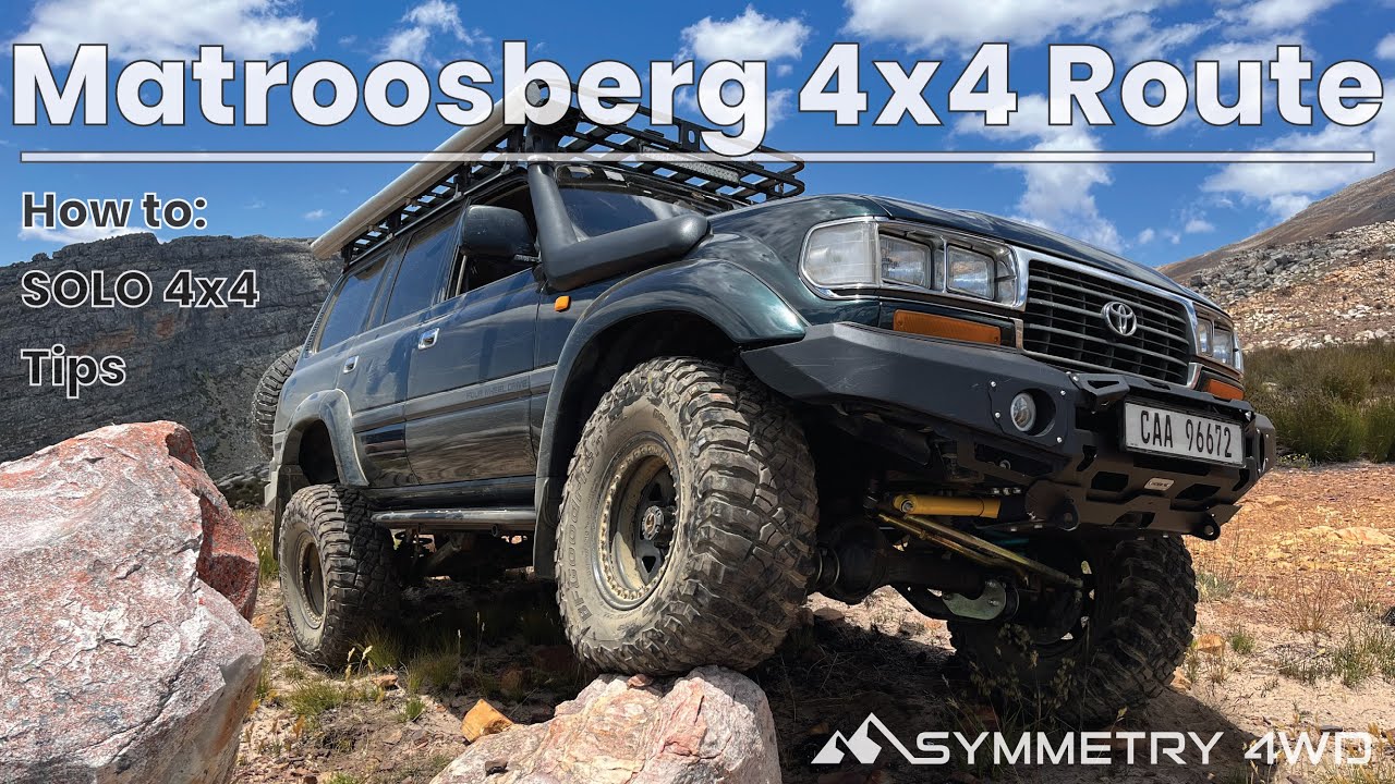 SOLO! All Alone. Matroosberg 4x4 Route 2024 - how to 4WD when on your own/tips LandCruiser 80 Series