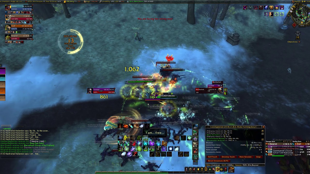 WoW BFA Mount+BOE Farm, Terrified Pack Mule, Maybe nerf inc?