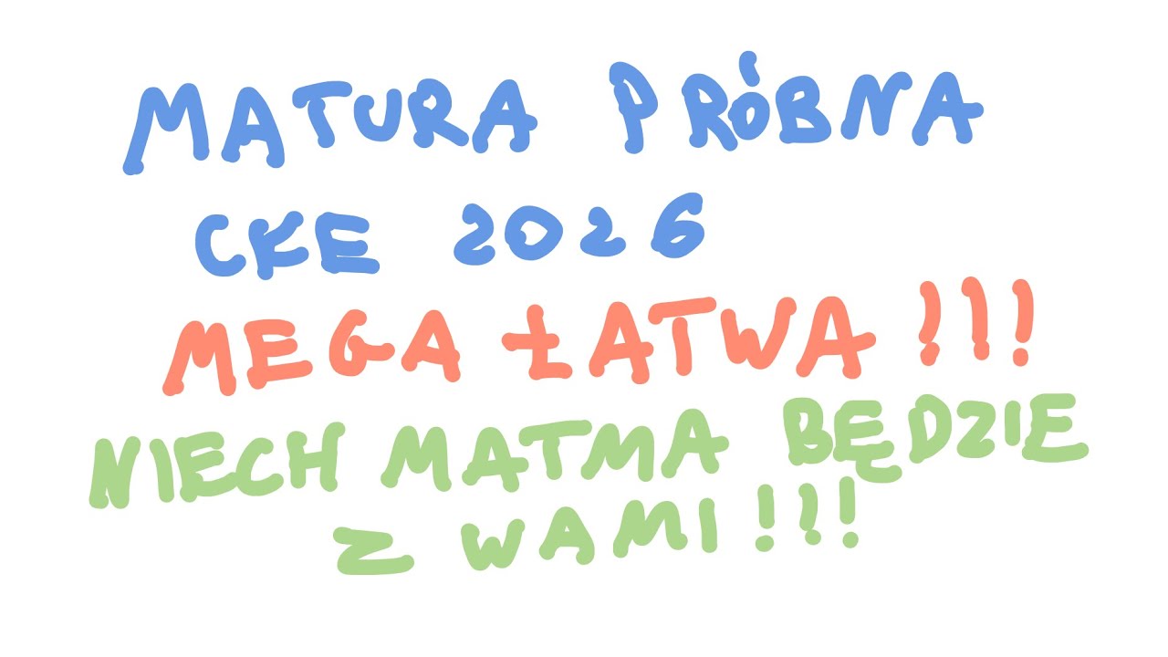 Matura próbna CKE marzec 2026 podstawa