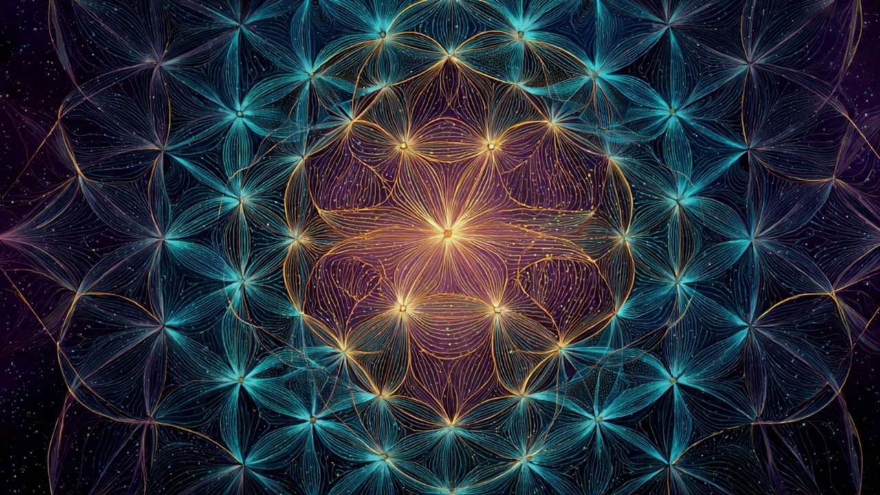 TV Frame Chakra Psychedelic Art | 4K Spiritual Energy Healing Ambient Wallpaper