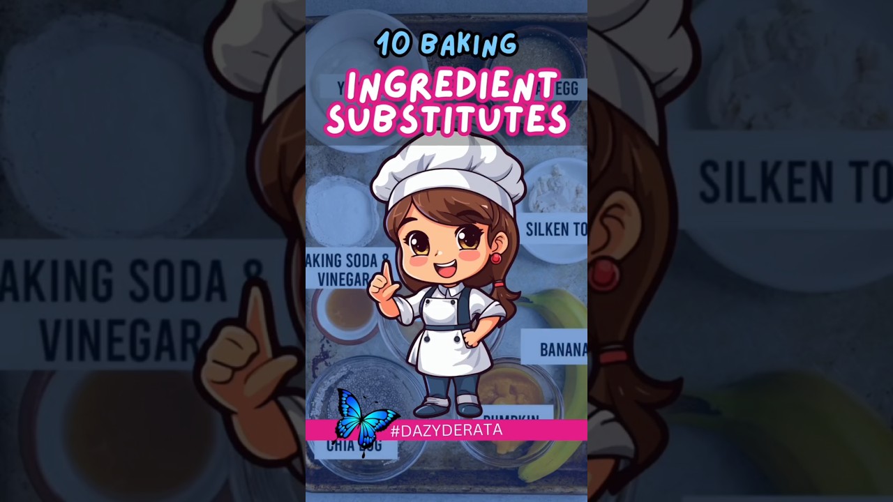 10 Baking Ingredient Substitutes You NEED to Know! 🧁✨