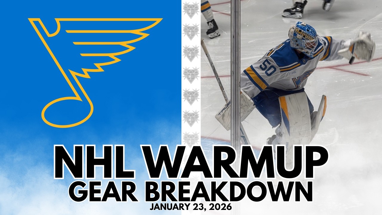 NHL Warmup & Gear Breakdown | St. Louis Blues | Jordan Binnington & Joel Hofer