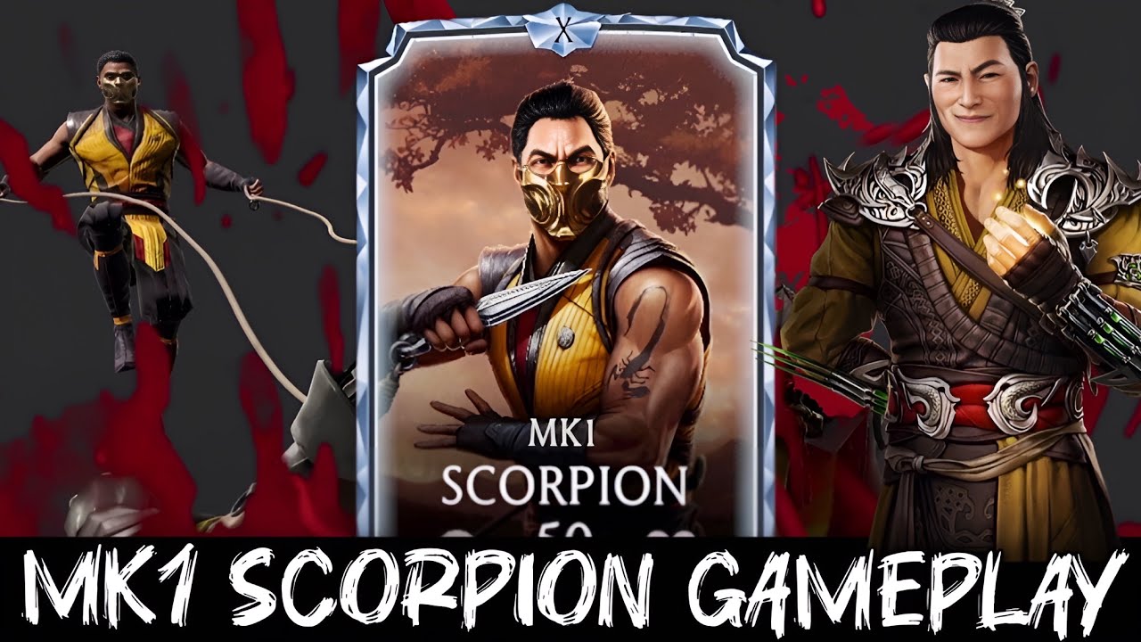 MK1 Scorpion & Shang Tsung Max Fusion FW Brutality Gameplay MK Mobile