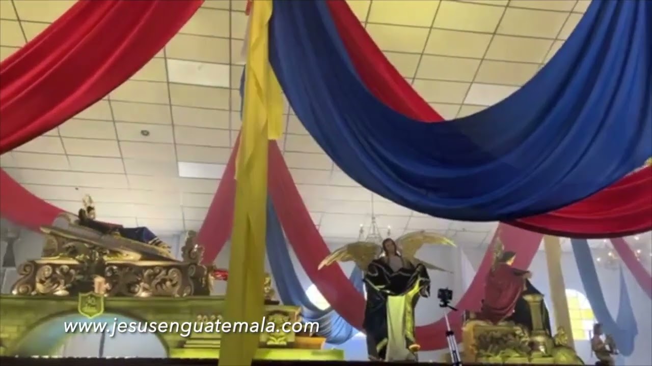 Procesion de 40 Aniversario de Velacion, Señor Sepultado de San Pedro Sacatepequez