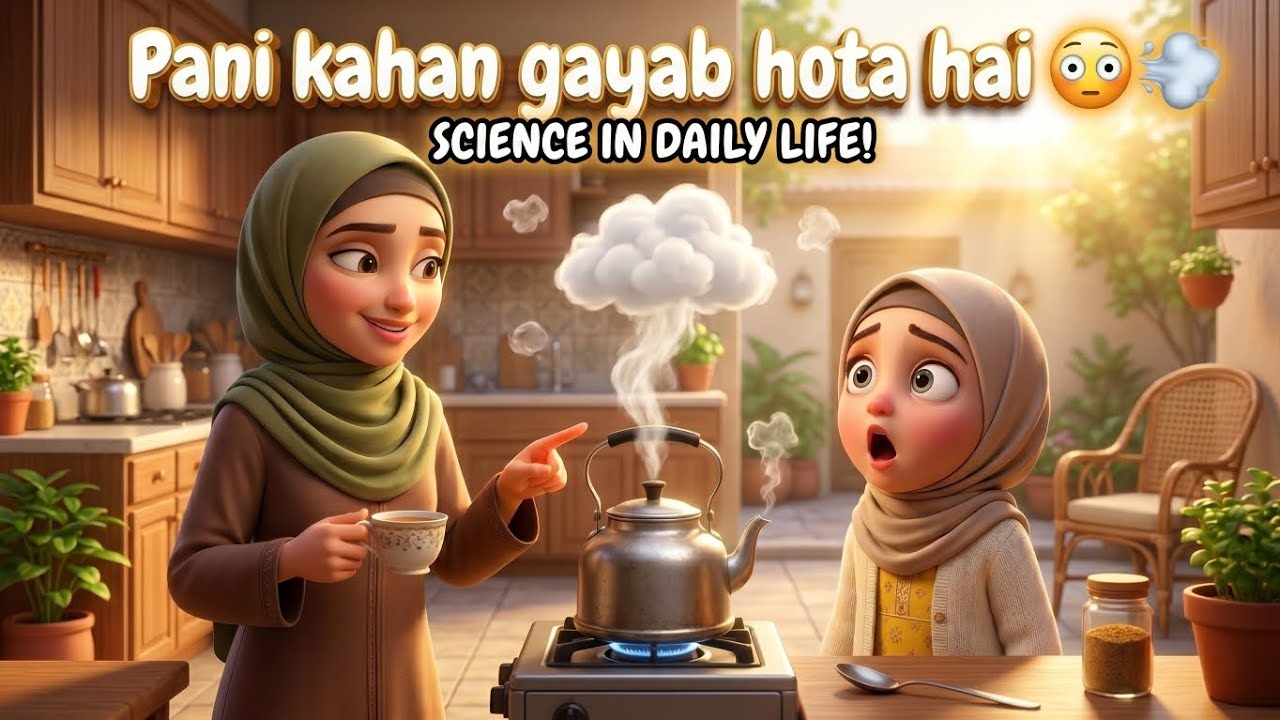 Pani Kahan Gayab Hota Hai? 💧 | Evaporation Explained for Kids