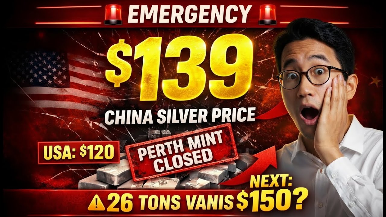 EMERGENCY: Silver SMASHES $120 Global – China Hits $139+ , Perth Mint STOPS Orders – Next Stop $150?