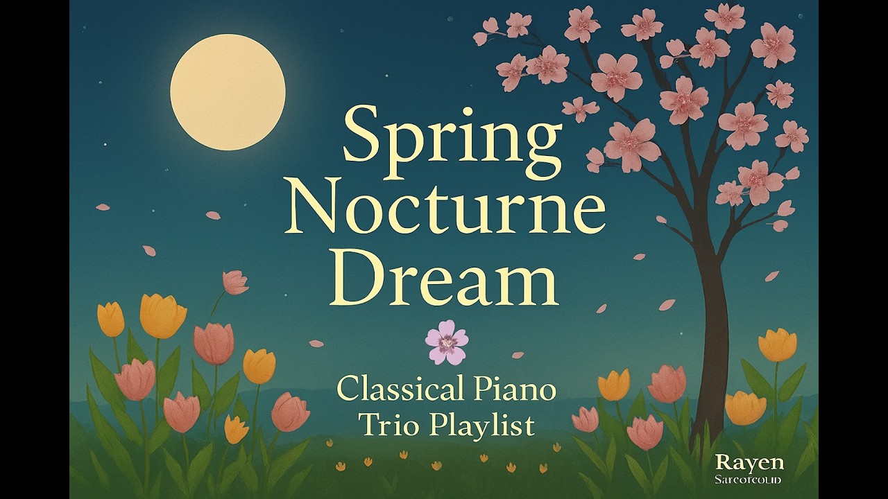 Spring Nocturne Dream 🎧 꿀잠을 위한 클래식 음악 !  틀어 만 놓으세요.수면·명상·힐링 음악