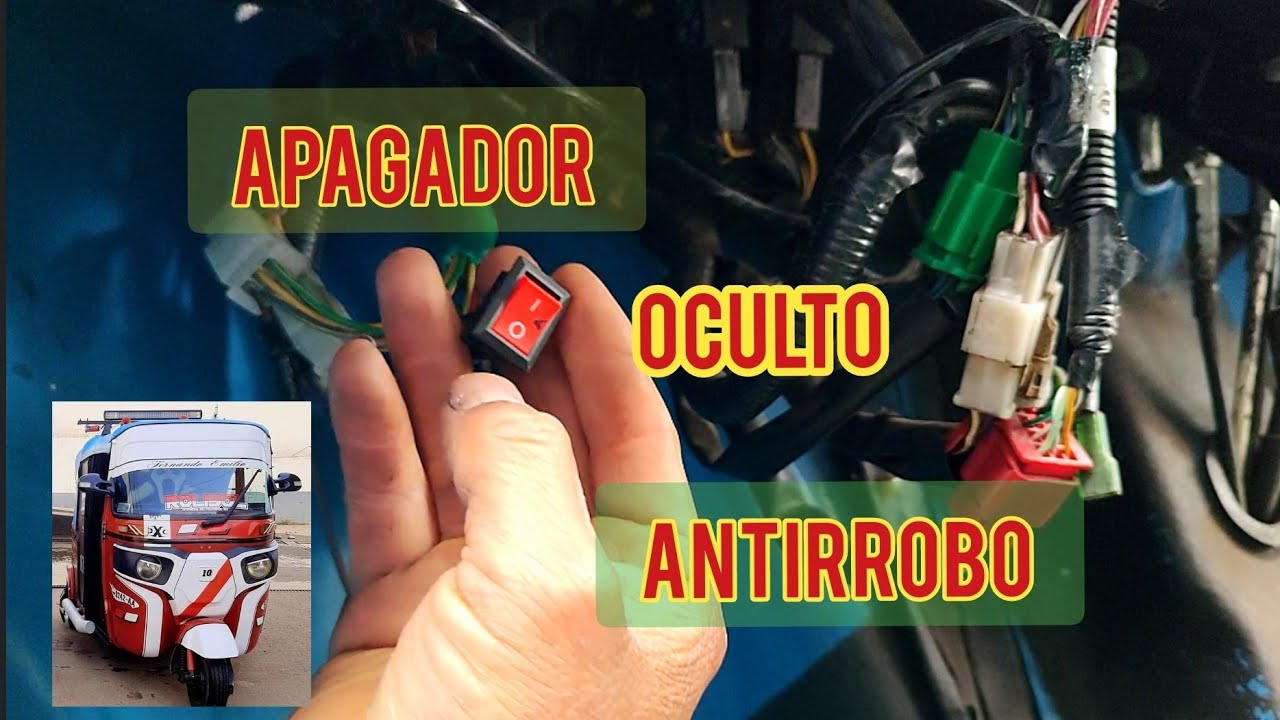 Corta corriente ¿como evitar el robo de tu moto torito bajaj crom ?  ( apagador oculto) Antirrobo